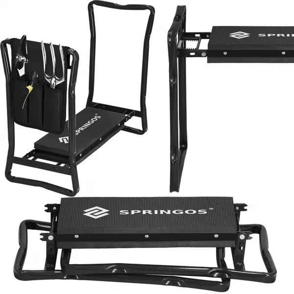 Springos multifunkcionális kerti Szék - Fekete