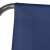Close-up of Springos navy blue swing bed cover fabric detail