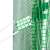 Springos® greenhouse cover, green, with rope