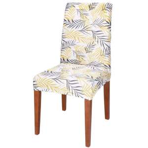 Springos Ha5272 universal chair cover with leaf pattern - Furniture Cover