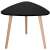 Modern black and wood side table by Springos