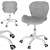 Springos irodai szék, szürke-króm 104057890
