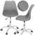 Springos szürke irodai szék szett ülés részlettel