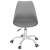 Elölnézet a Springos szürke irodai székről