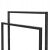 Springos Metall-Handtuchtrockner 84x45x21,5cm #schwarz 104058036