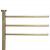Springos metal towel rail with swivel arms 94x37cm #gold 104057896