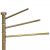 Springos metal towel rail with swivel arms 94x37cm #gold 104057896