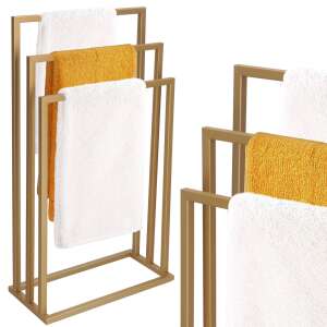 Springos fém Törölközőtartó 84x45x21cm #arany 104057903