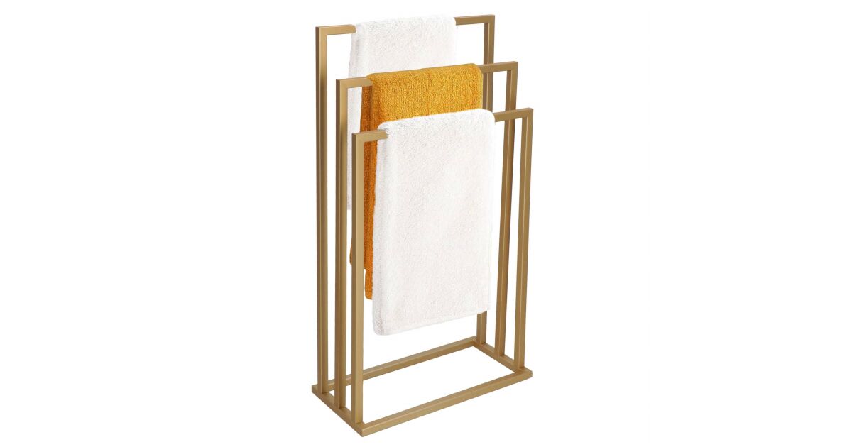 Springos fém Törölközőtartó 84x45x21cm #arany 104057903