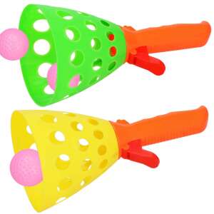 Springos® Catch and Throw Game with Baskets and Balls, 2 baskets, 2 launchers, 3 balls - Outdoor Toy