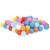 100 colorful plastic balls for kids, perfect for ball pits, playrooms, and more