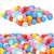 100 colorful plastic balls for kids, perfect for ball pits, playrooms, and more