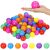 Springos 100 colorful plastic balls set, hand holding one ball