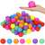 Springos set of colorful plastic balls for ball pit, play tent, or bath