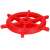 Springos® red plastic ship steering wheel for playground, 53 cm diameter, with mounting hardware