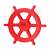 Springos® red plastic ship steering wheel for playground, 53 cm diameter, with mounting hardware