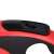 Springos retractable dog leash, red, 5 meter, for dogs up to 50 kg, close-up of lock