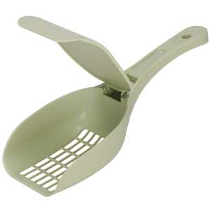 Springos® green cat litter scoop with lid and holes, for easy cleaning and storage - Springos