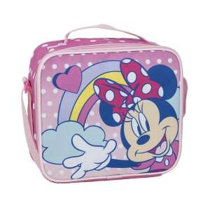 Розова чанта за обяд Disney Minnie Mouse с точки и дъга - Носител на храна и напитки