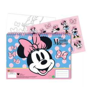 Disney Minnie Egeres Spirálfüzet - A/4 - 40 Lap - Matricákkal