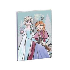Disney Jégvarázs füzet, Elsa és Anna képeivel, 'I believe in adventure' felirattal, tökéletes az iskolába vagy otthonra - Homyl