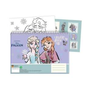 Disney Jégvarázs A/4 spirál vázlatfüzet 40 lapos matricával - Homyl