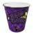 Wednesday Addams Nevermore Academy trash can, 5 liter, purple, metal, with Nevermore Academy logo