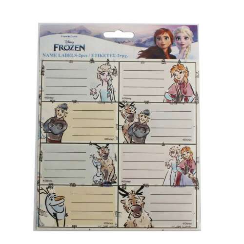 Disney Frozen Füzetcímkék - 16 db