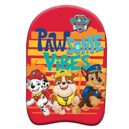 Scândură de înot Paw Patrol, Pawsome Vibes, 45cm, roșie, scândură de înot pentru copii, plutitor pentru piscină