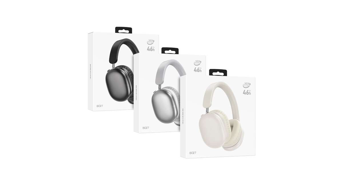 BLUETOOTH FEJHALLGATÓ BOROFONE B027 FEHÉR | Pepita.hu