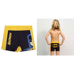 Batman úszónadrág fiúknak, sárga és fekete színben, Batman logóval és karakterrel - Batman