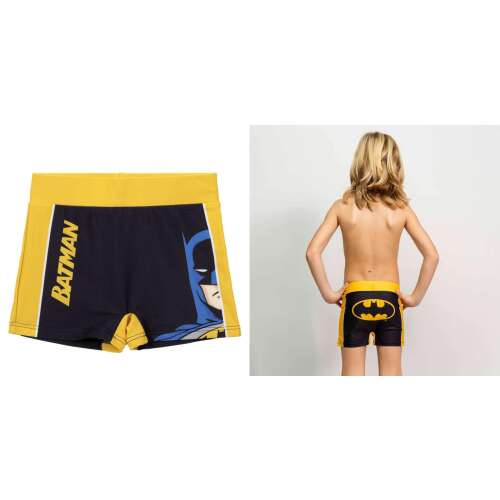 Batman Badehose für Jungen, gelb und schwarz, mit Batman Logo