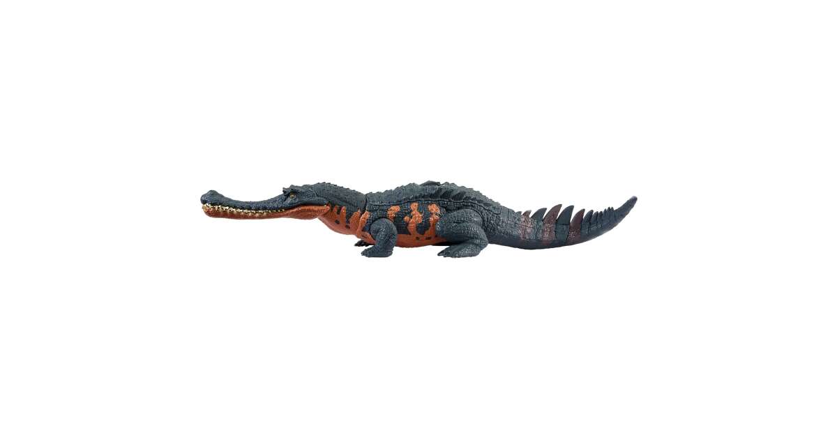 attel Jurassic World Wild Roar Gryposuchus Dinosaurio de juguete con