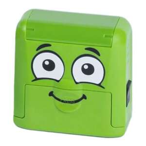 COLOP Marky green fabric stamp with smiley face - Colop