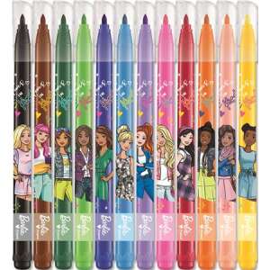 Set of 12 washable Barbie felt tip pens, 2.8 mm, Maped - Marker