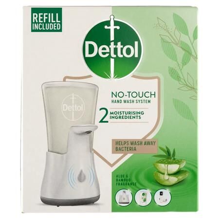 E-shop Dettol Bezdotykový čistič rúk s aloe vera a bambusom Náplň 250 ml