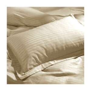 Bézs csíkos párnahuzat, 2 darabos, 50x70 cm - Párnahuzat