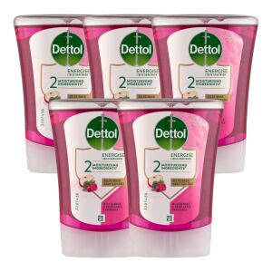 Dettol Automat za doziranje tekućine za dezinfekciju ruku Punjenje Šumsko voće 5x250ml
