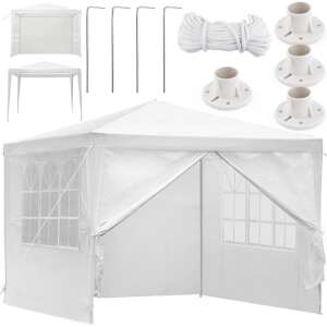 Záhradný altánok Italform Molto so 4 bočnými stenami 3x4m #biela 