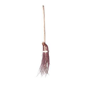 Udvari Vesszőseprű nyéllel 1 db, traditional witch broom with wooden handle - Garden