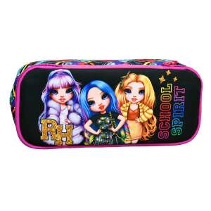 Rainbow High School Spirit 2 compartment pencil case, featuring the Rainbow High dolls - Rainbow High