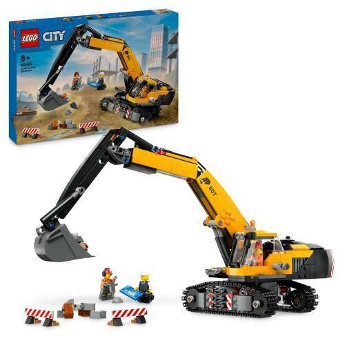 Csomagolássérült! - LEGO® City Sárga markológép 60420