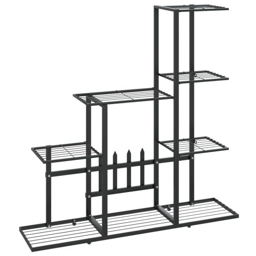 VidaXL Virágtartó Állvány - 5 Polc - Fém - 94,5x25x88 cm