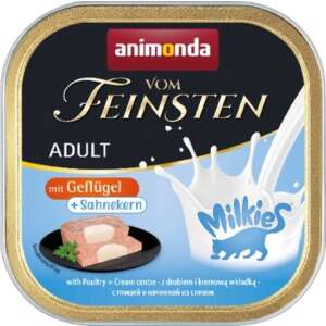 Animonda Vom Feinsten baromfihúsos macskaeledel tejszínes töltelékkel (16 x 100 g) 1600 g 37667540 