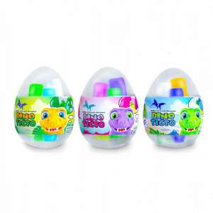 OKTO LOVIN Dino Ticto Kreatives Knetset, 4x20g Knete, mit Dinosaurierfigur - Okto Knete