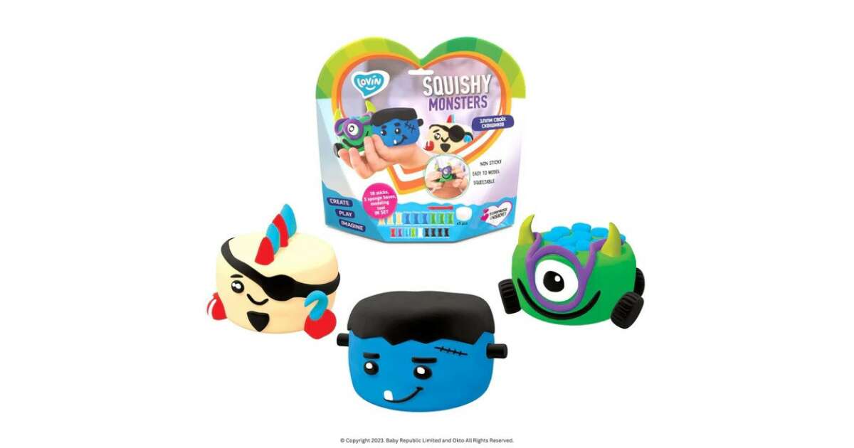 OKTO Lovin™ Make Your Own Squishy - Monsters