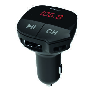 Phonocar VM548 FM transzmitter USB és SD kártya bemenettel, autó töltő, fekete - Autóelektronika