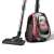 G3 Ferrari G90011 PULISCO vacuum cleaner, red and black, angled view with hose and floor brush