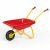 Rolly Toys red plastic wheelbarrow for kids, ideal for garden play