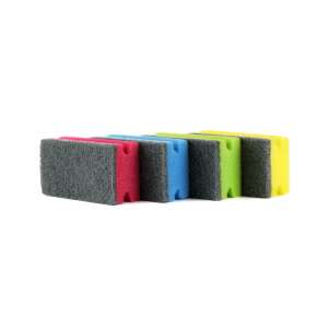 BONUSPRO Easy Grip Sponge Scourer, 4 pack, non-scratch, food contact certified, ideal for restaurants, hotels, and catering - Dish sponge